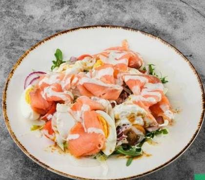 Salmon Salad Smoked