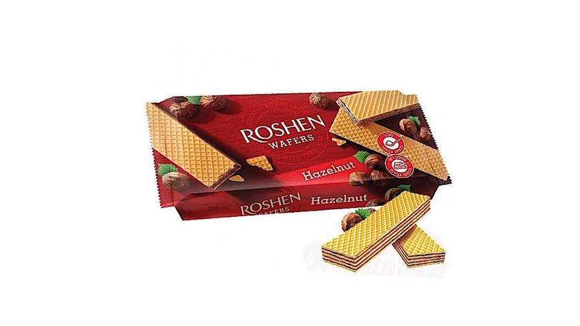 Roshen Wafers with Hazelnut 216g