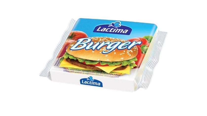 Lactima Processed Cheese Slices for Burgers 100g