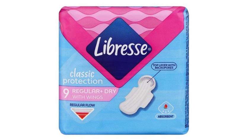 Libresse Classic Protection 9 Regular+ With Wings 2 Drops