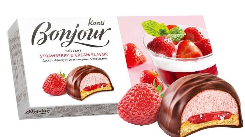 Bonjour Strawberry Dessert 232g