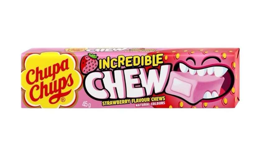 Chupa Chups Incredible Chew Strawberry 47g