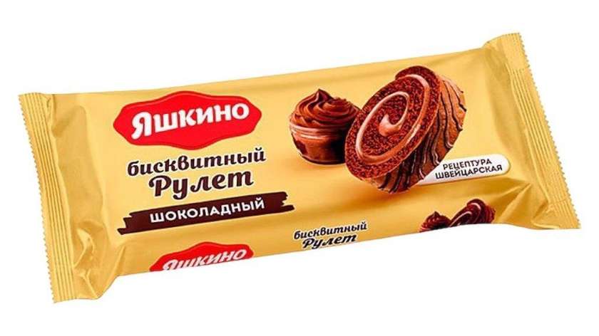 Yashkino Chocolate Roll 200g