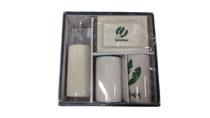 White Bathroom Set