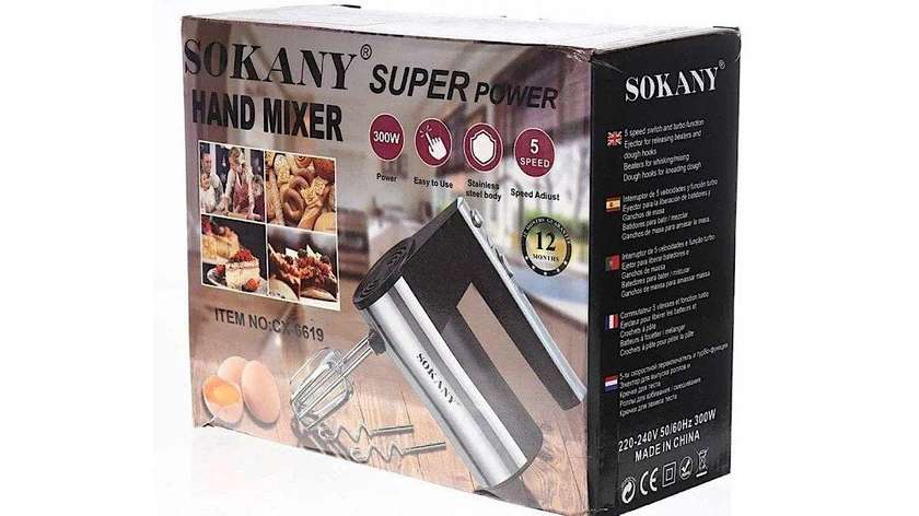 Sokany Super Power Hand Mixer-CX-6619 300W