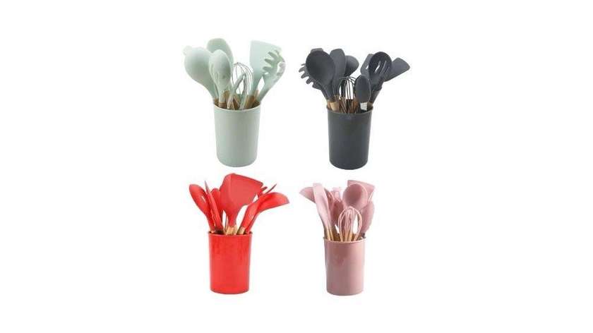 Red Silicone Kitchen Set