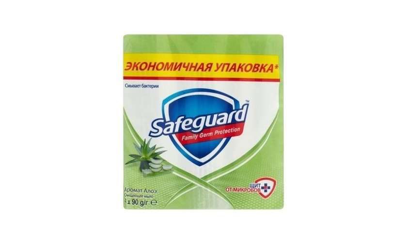 Safeguard Aloe Soap 3-pack, 90g