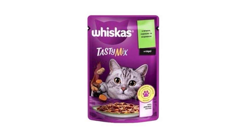 Whiskas Tasty Mix Shreds with Chicken and Carrot in Sauce 85g