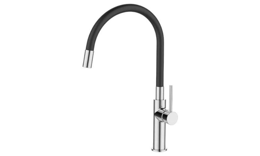 Kettler Premium-82450 Kitchen Mixer with Silicone Spout (Black) high