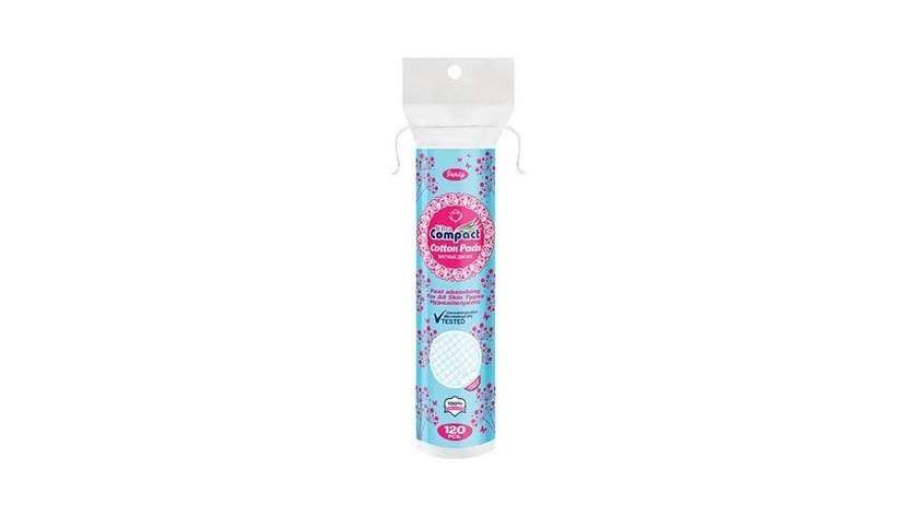 Compact Cotton Pads 120 Pieces