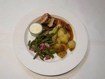 4) Grilované medailonky, dresink