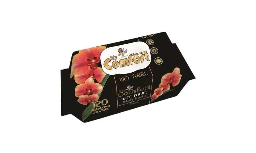 Comfort Wet Wipes 120 pcs Orchid Pink