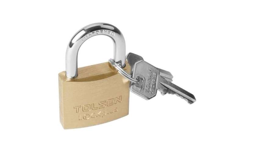 Tolsen tol1980-55105 Brass Padlock 50mm