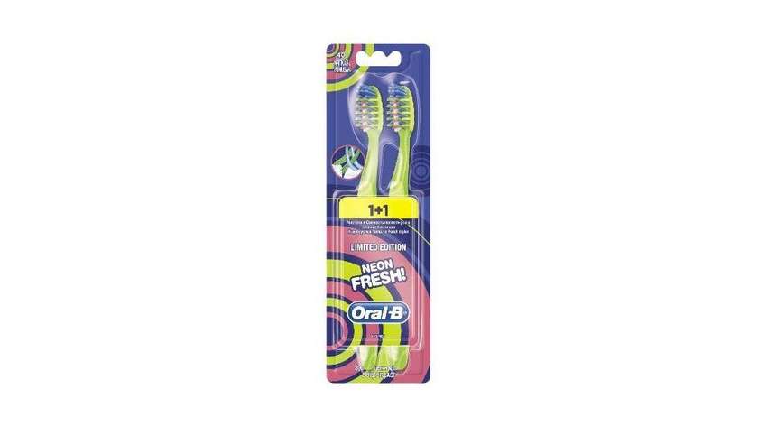 Oral-B Neon Fresh Toothbrushes 1+1