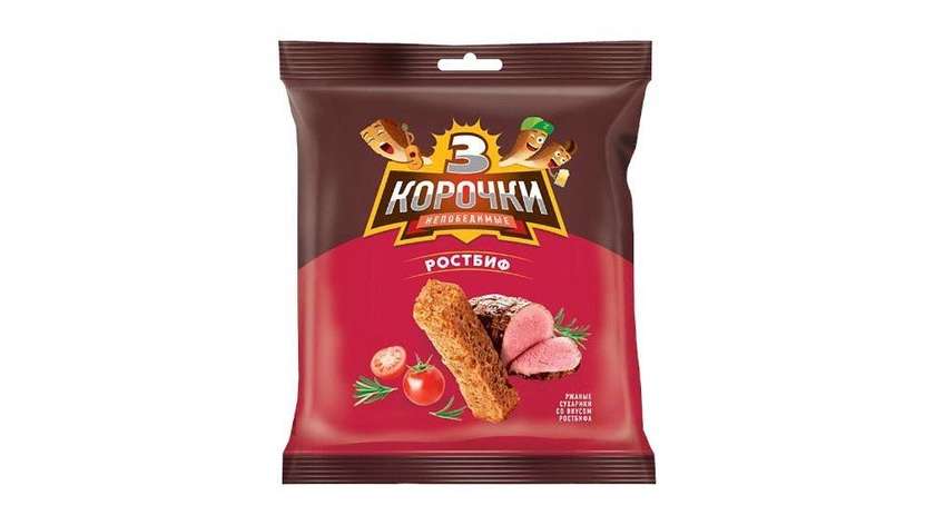 Trikorochki with Beef Flavor 40g