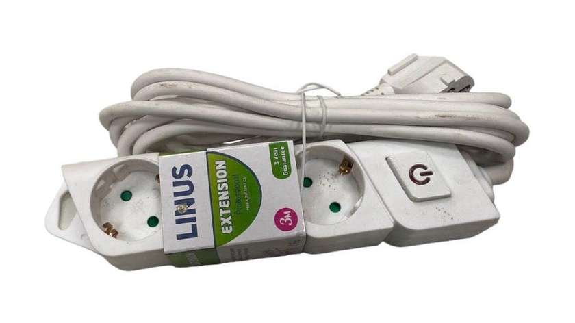 Linus Extension Cord, Triple, 3 meters