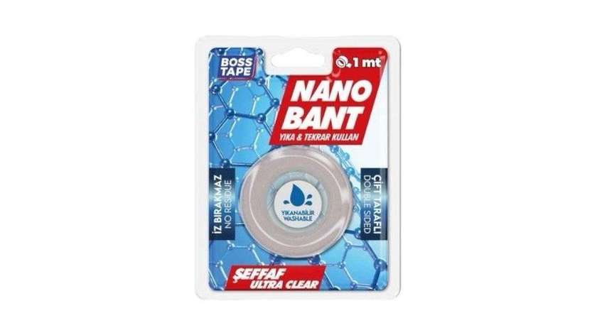 Boss Tape Reusable Double Sided Tape (Washable) 19mm x 1m