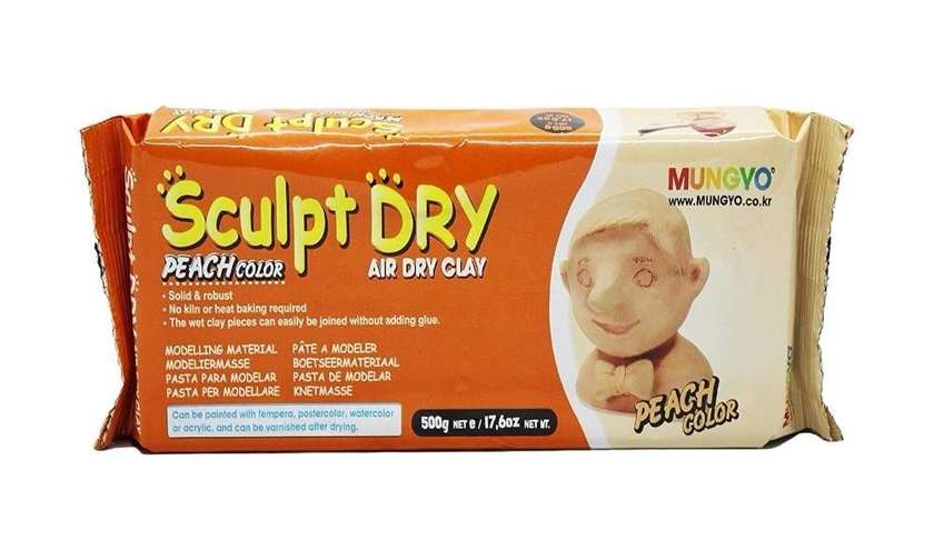 Sculpt Dry Clay Peach Color 500g