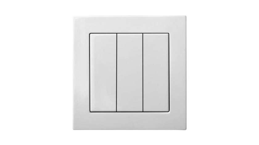 Almera Key Switch, White 10A 250V