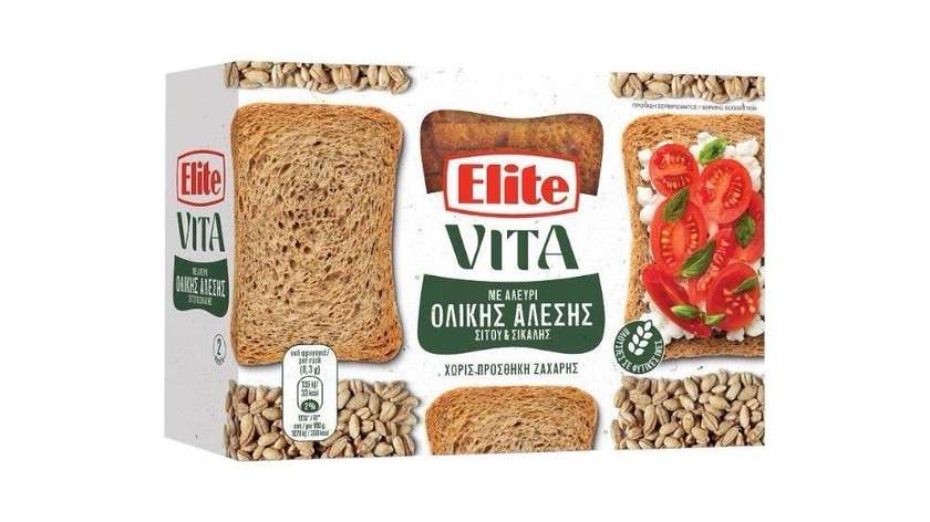Elite Classic Grey Toasted Bread 180g 32pcs