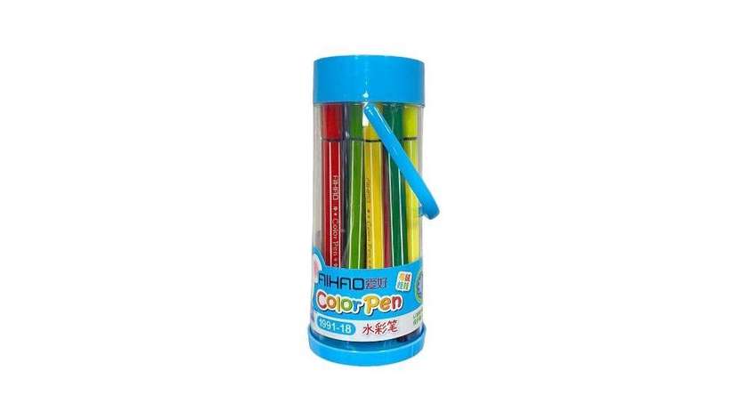 AIHAO Color Pen Felt Tip Markers 18pc