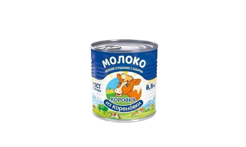 Moloko Karovka Milk-Containing Product, Condensed Milk with Sugar 8.5% 360g