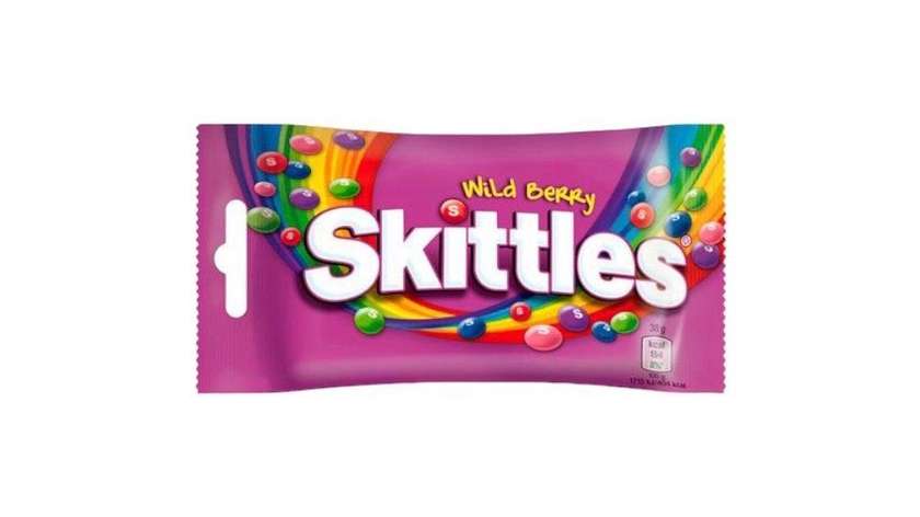 Skittles with Blueberry, Cherry and Strawberry Flavor 38g