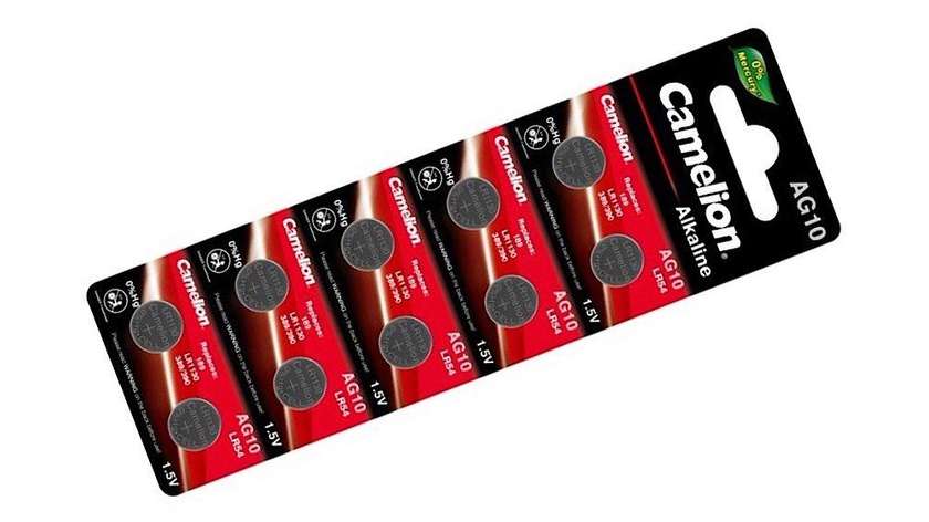 Camelion Alkaline Button Battery AG10