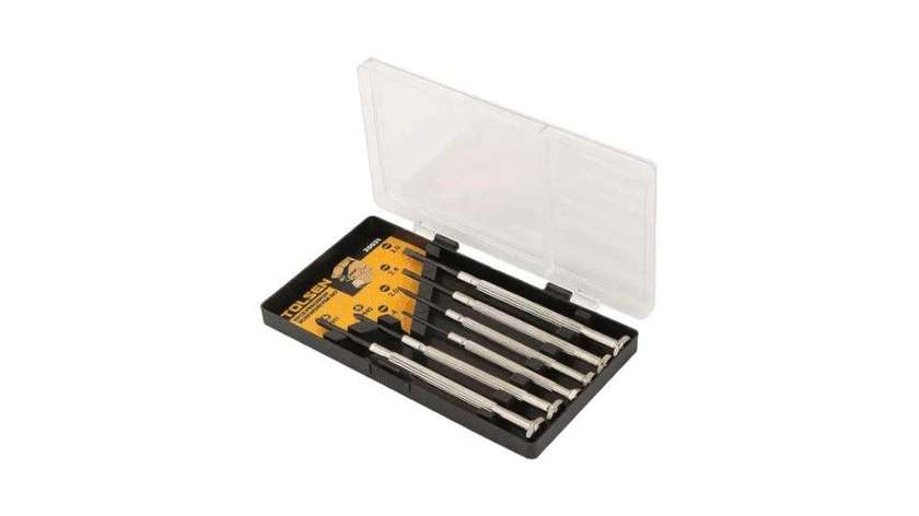 Tolsen tol292-20031 Flat Head Screwdriver Set, 6-Piece
