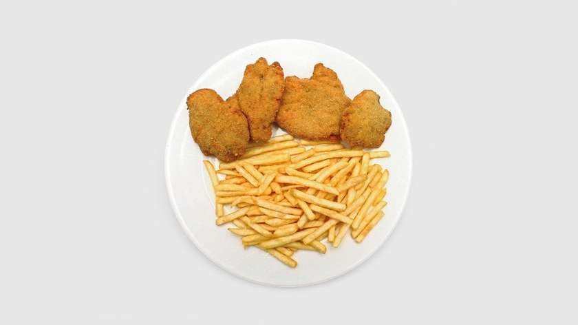 Řízečky z Vepřové Panenky s Hranolky