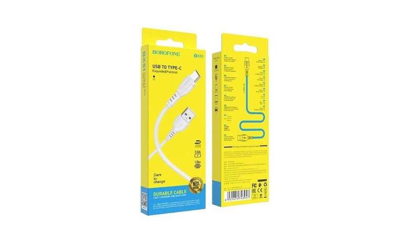 Borofone USB to Type-C 1m