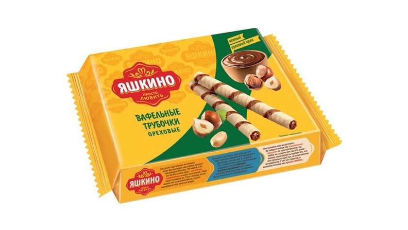 Yashkino Wafer Roll with Hazelnut Flavor