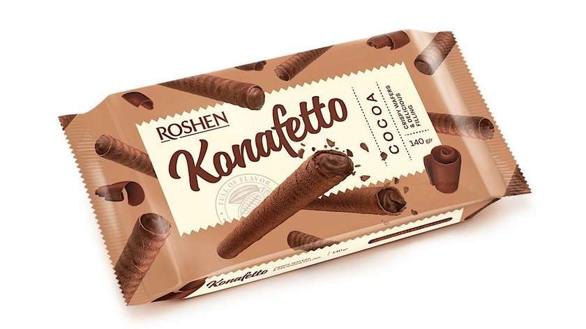 Konafetto with Cream and Cocoa Filling 140g