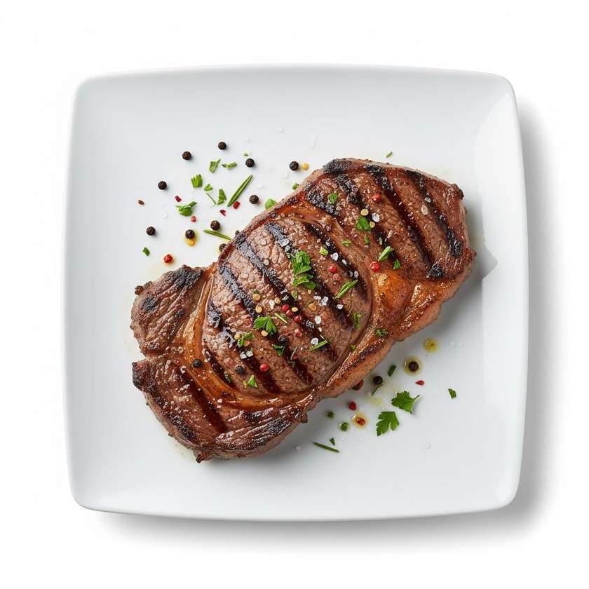 Steak with Mushrooms and Cream