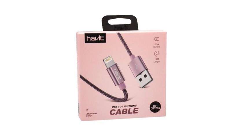Havit USB to Lightning Cable 1.0m 2.1A
