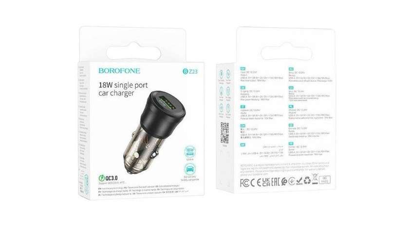 Borofone 18W Single Port Car Charger BZ23