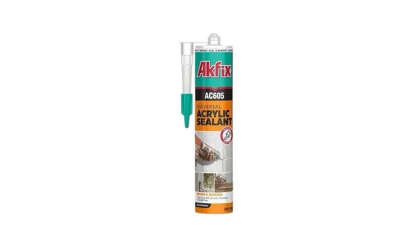 Akfix Universal Acrylic Sealant White 310ml
