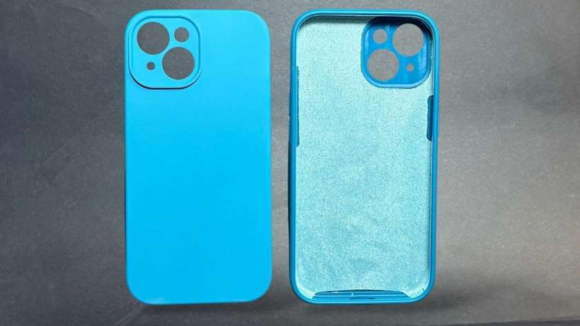 Silicone Case iPhone 15 Blue