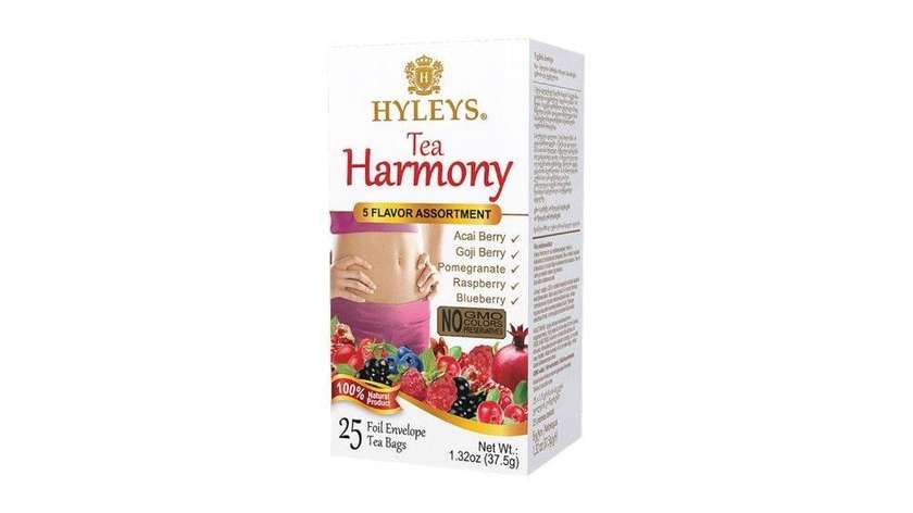 Hyleys Harmony Tea 5 Flavors Assorted 25 Bags