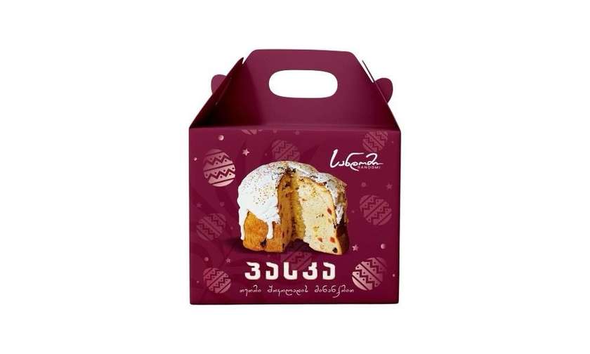 Sandomi Easter Cake with White Chocolate Glaze 540g