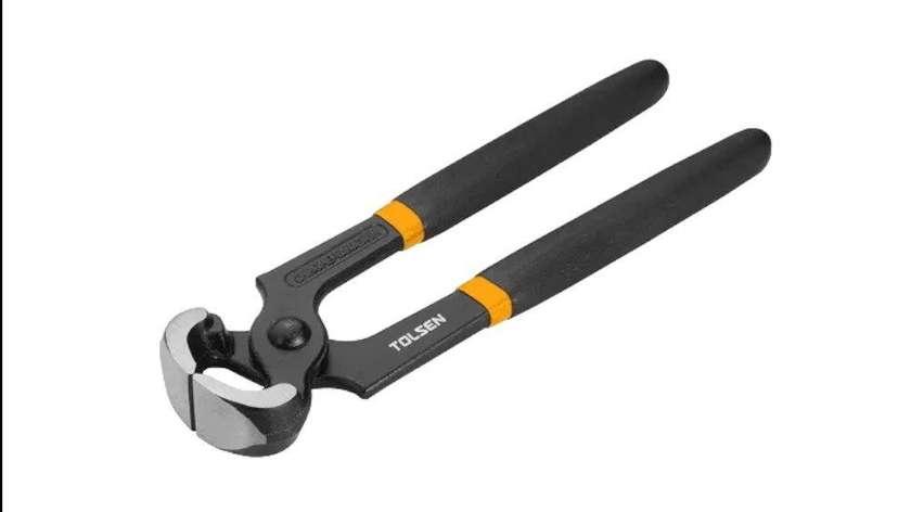 TOLSEN TOL9-10045 Flat Nose Pliers with Rubber Handle 200MM, 8"