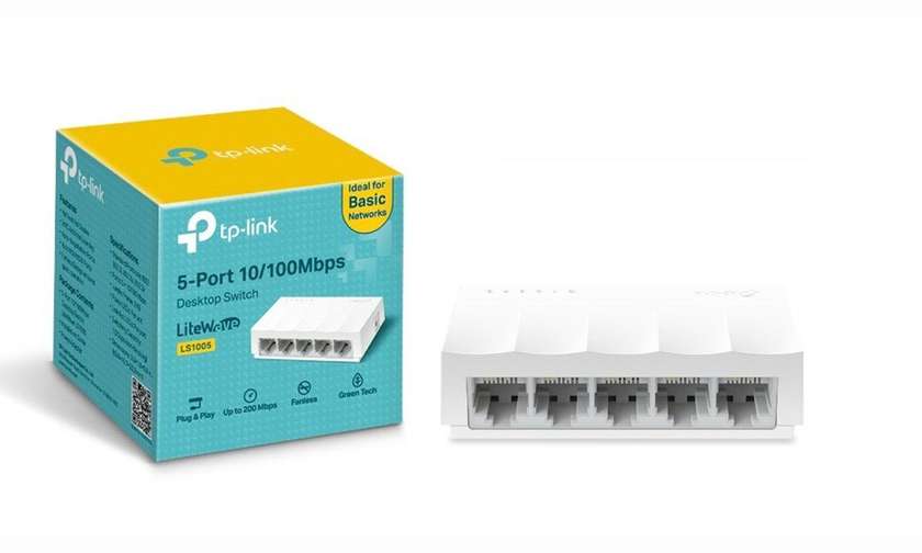 tp-link LS1005 Litewave 5-port 10/100mbps desktop switch