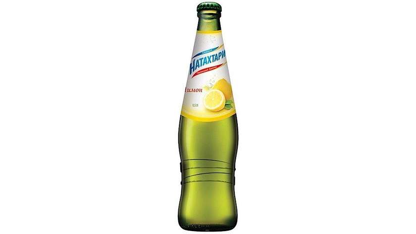 Natakhtari Lemon Flavored Lemonade 0.5 Glass Bottle