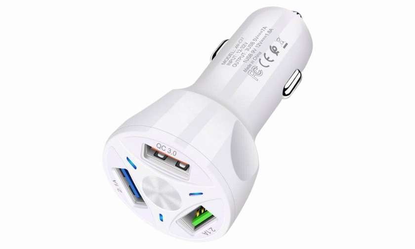 ARSON AN-C31 Car Charger 3 Ports (White)