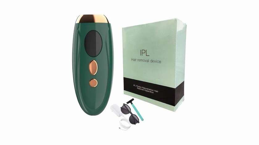 IPL Photon Rejuvenation Hair Removal Apparatus (Dark Green Epilator)