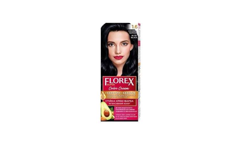 Florex 1.6 Blue-Black Hair Dye