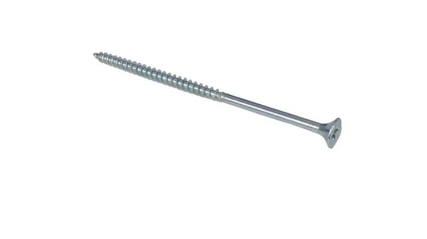 5x100mm White Wood Screw (1pc)