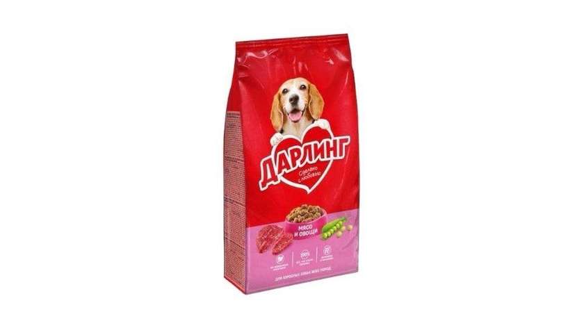 Darling Dog Food with Beef and Vegetables 2kg