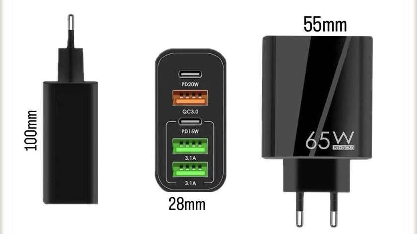 GAN CHARGER 65W Black