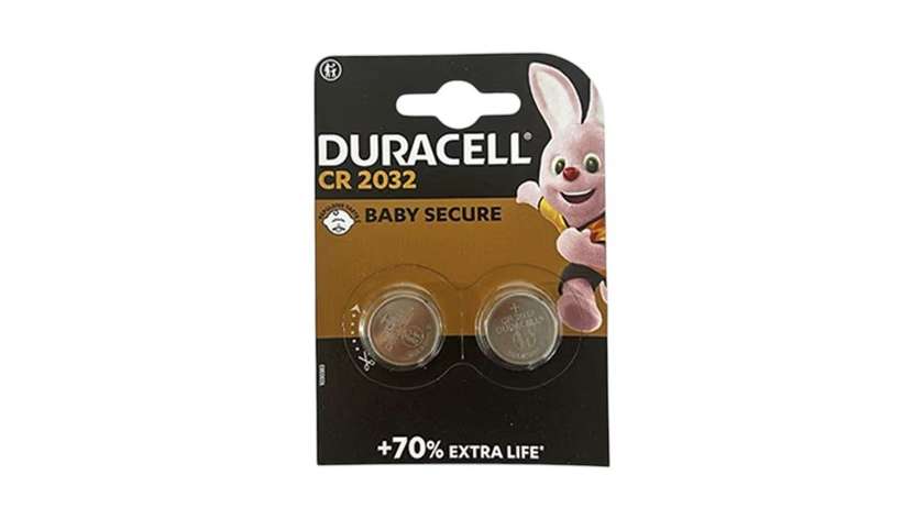 Duracell CR 2032 Baby Secure Battery - 2pcs